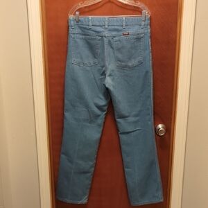 Wrangler Blue Straight Jeans Classic Denim